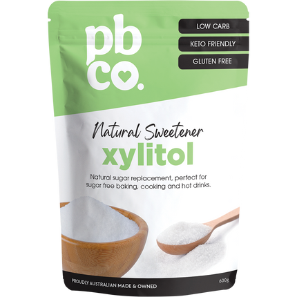 PBCo xylitol natural sweetener low carb sugar substitute for baking