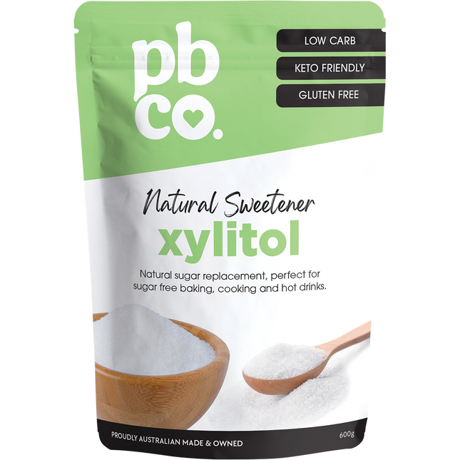 PBCo xylitol natural sweetener low carb sugar substitute for baking