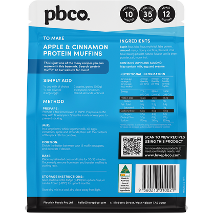 Protein Muffin Mix Plant Protein