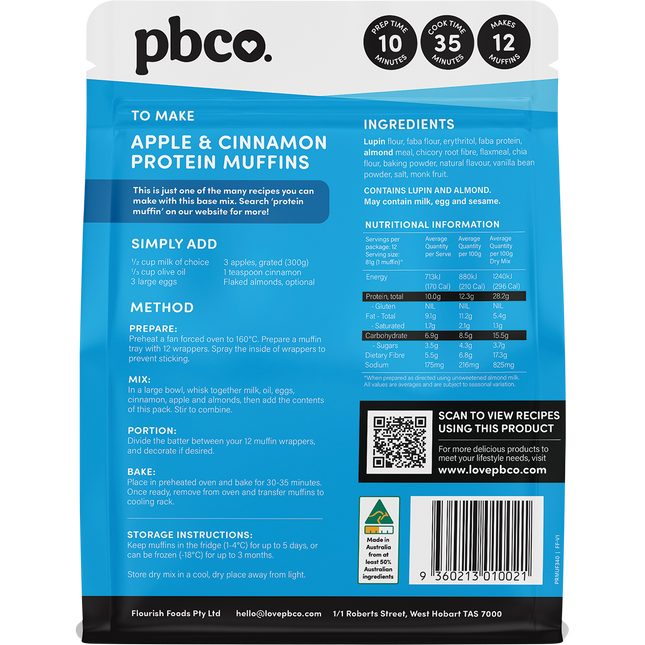 Protein Muffin Mix Plant Protein