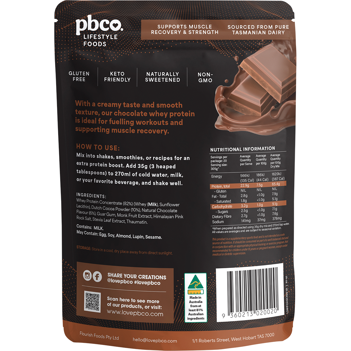 Whey Protein Concentrate Chocolate