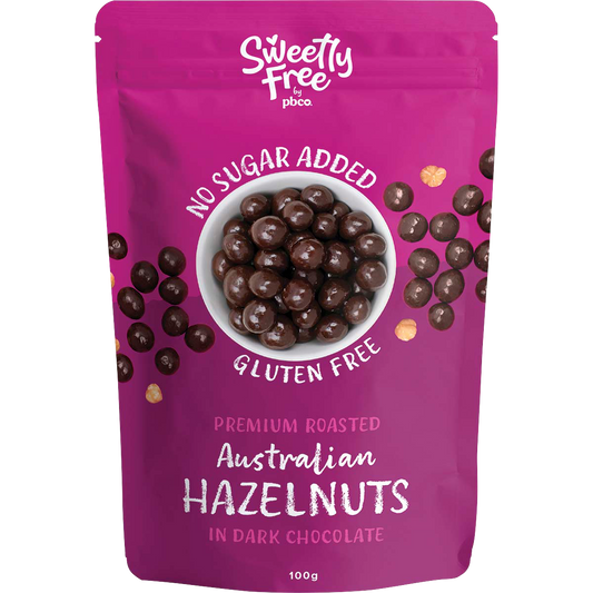 Sweetly Free Hazelnuts Dark Chocolate No Sugar Added