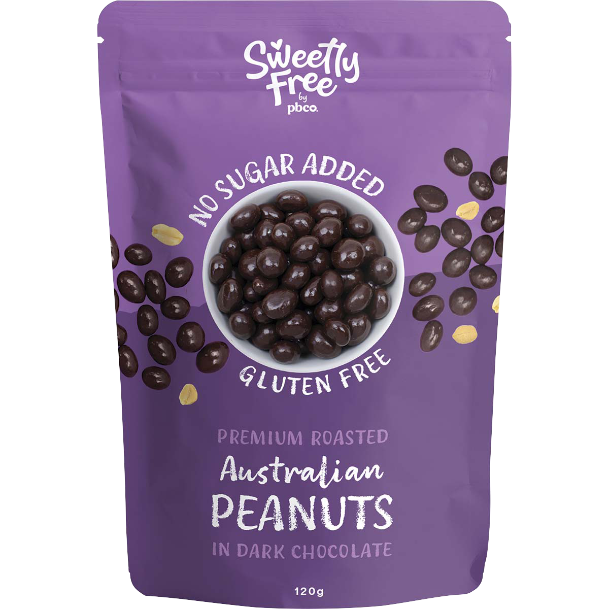 Sweetly Free Peanuts Dark Chocolate No Sugar Added