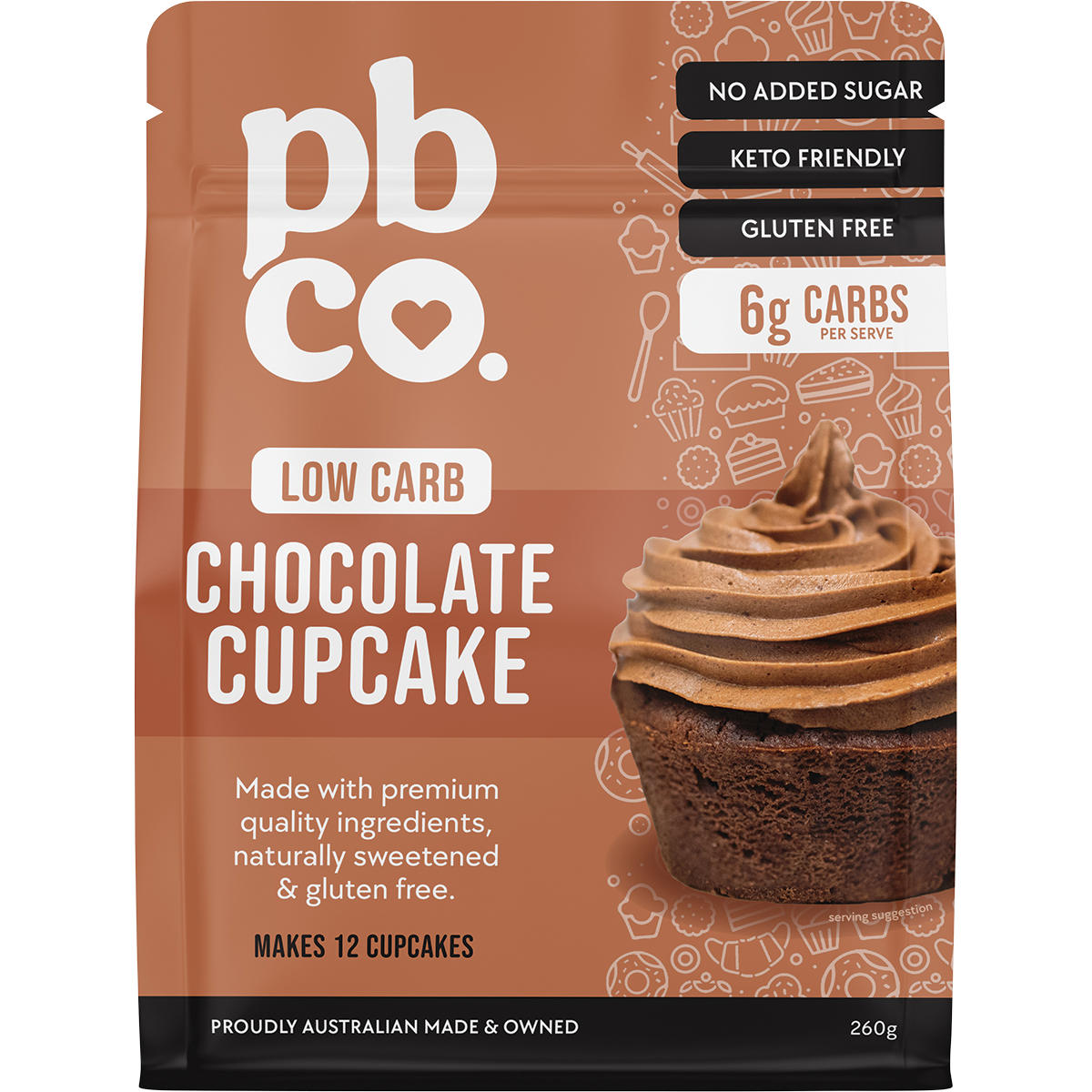 Chocolate Cupcake Mix Low Carb