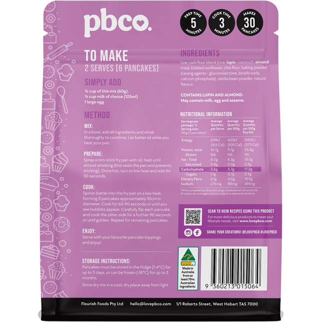 Pancake & Pikelet Mix Low Carb