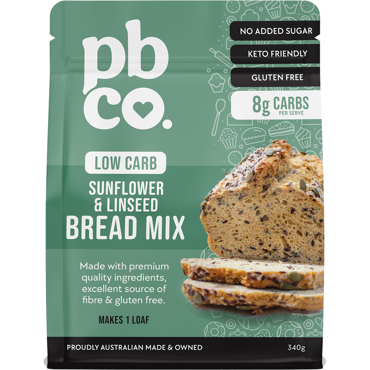 Sunflower & Linseed Bread Mix Low Carb