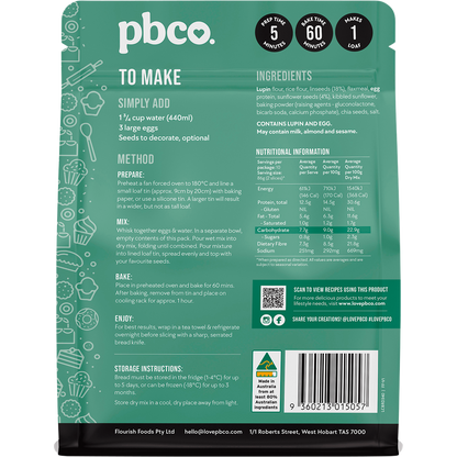 Sunflower & Linseed Bread Mix Low Carb