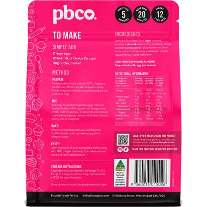 Vanilla Cupcake Mix Low Carb