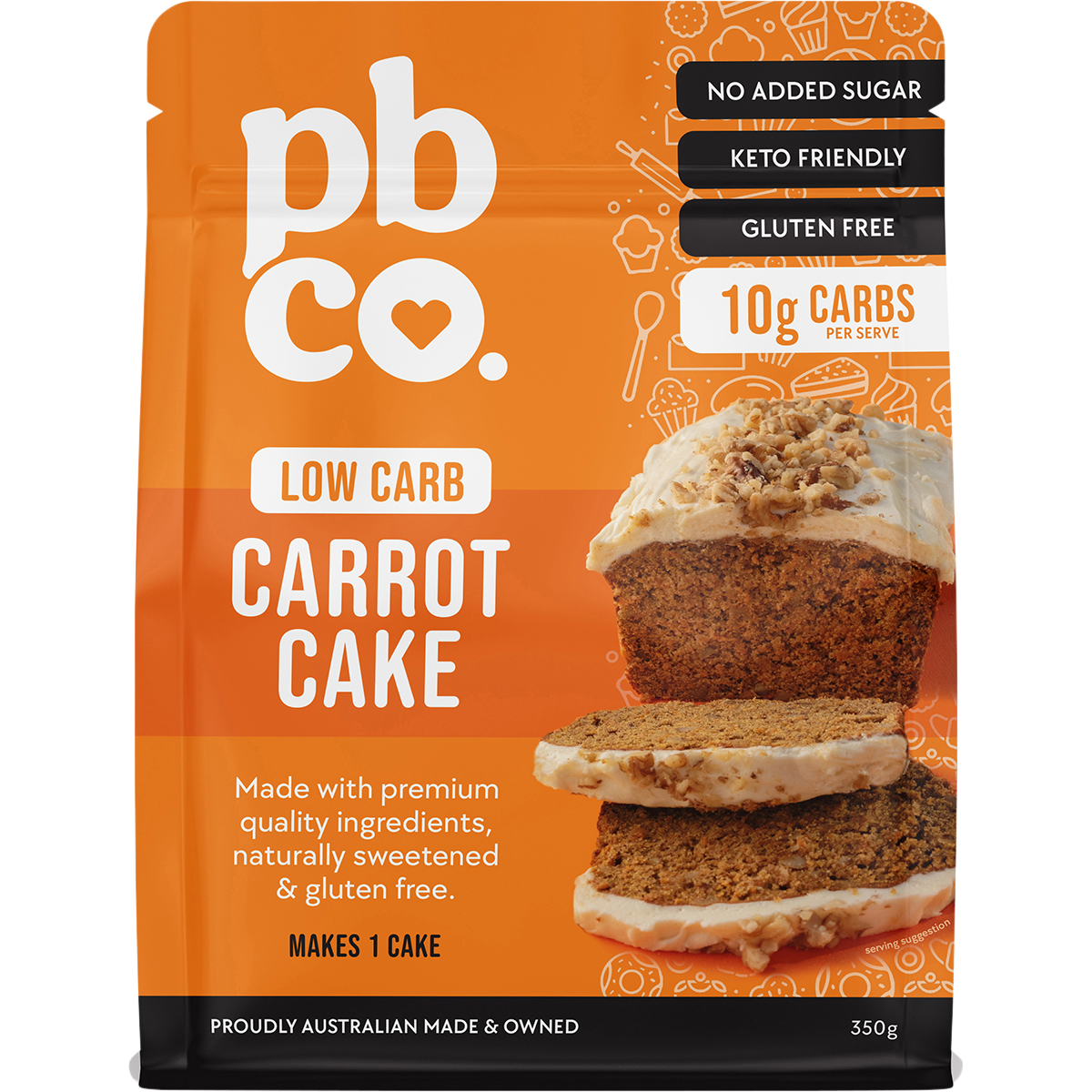 Carrot Cake Mix Low Carb