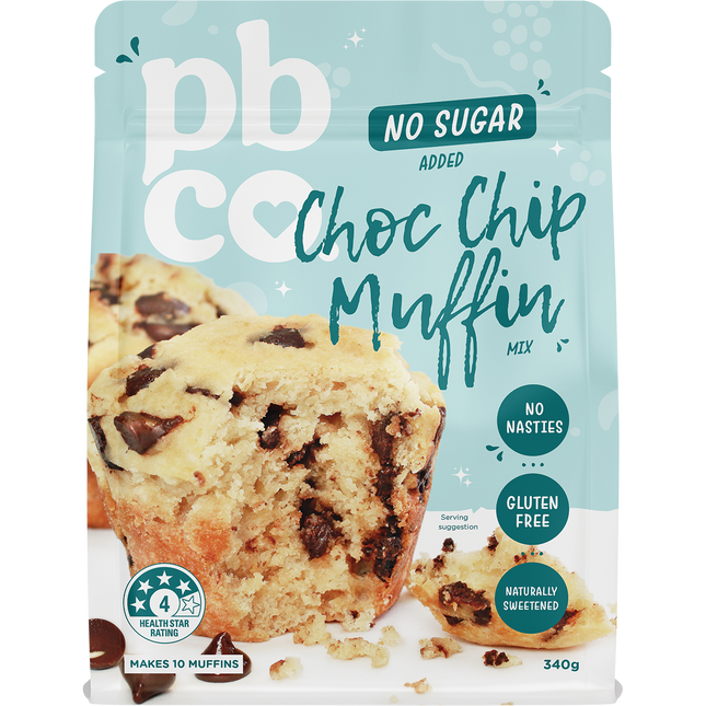 Choc Chip Muffin Mix No Sugar Added