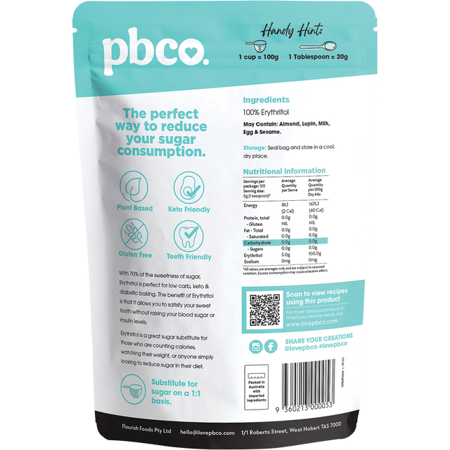 Erythritol Natural Sweetener