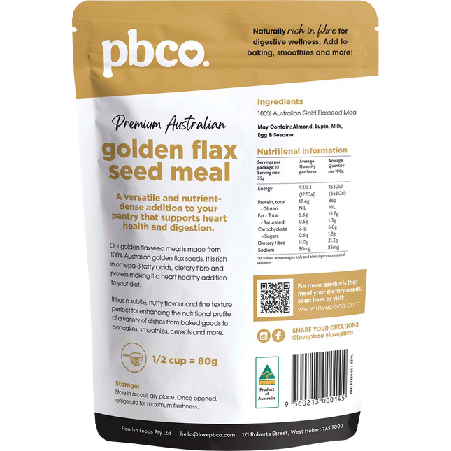 Golden Flax Seed Meal Premium Australian