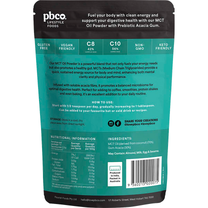 MCT Oil Powder Unflavoured