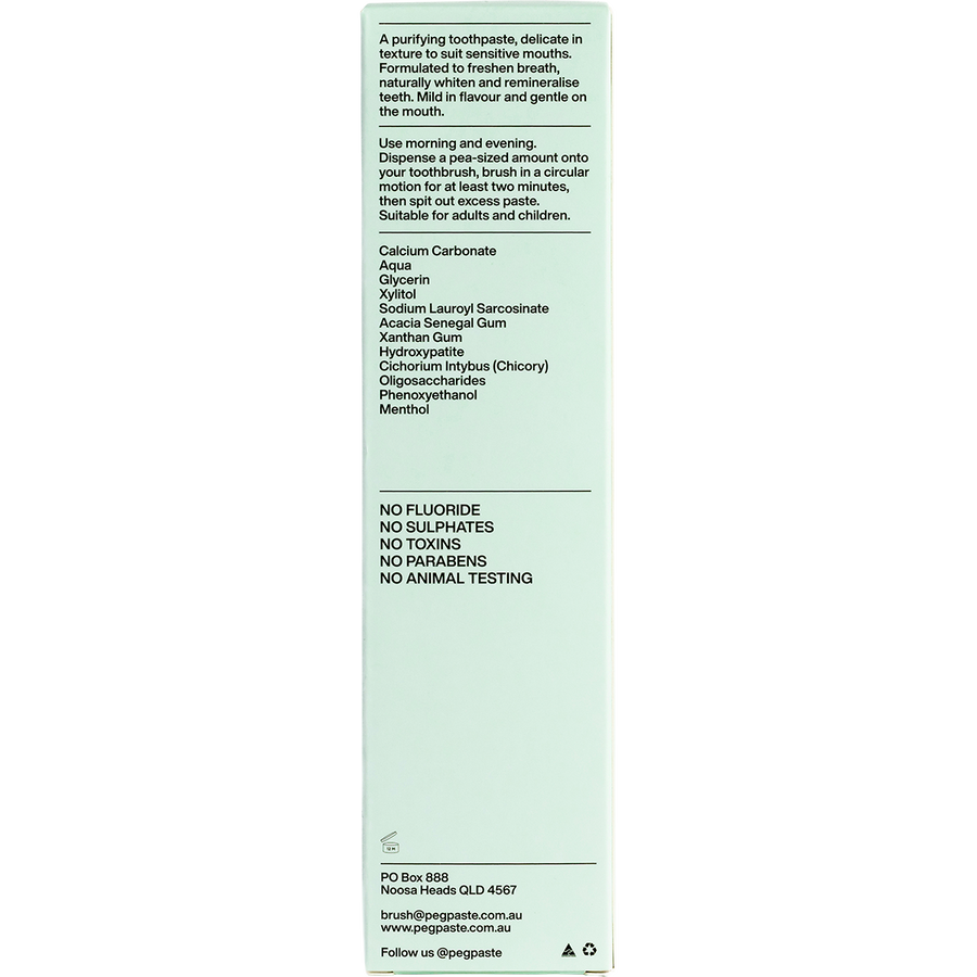Natural Toothpaste with Hydroxyapatite Natural Mint