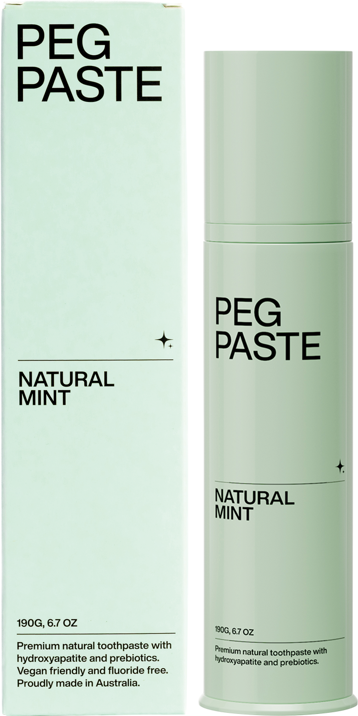 Natural Toothpaste with Hydroxyapatite Natural Mint