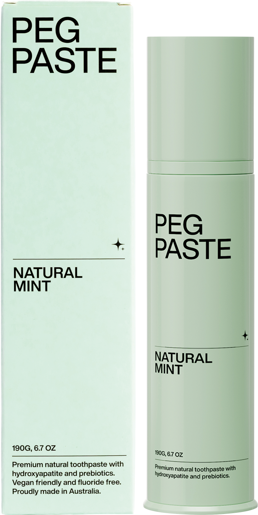 Natural Toothpaste with Hydroxyapatite Natural Mint