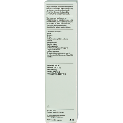Natural Toothpaste with Hydroxyapatite Intense Mint