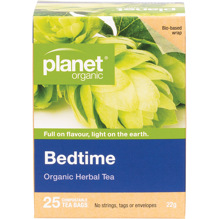 Planet Organic herbal tea bags for restful sleep