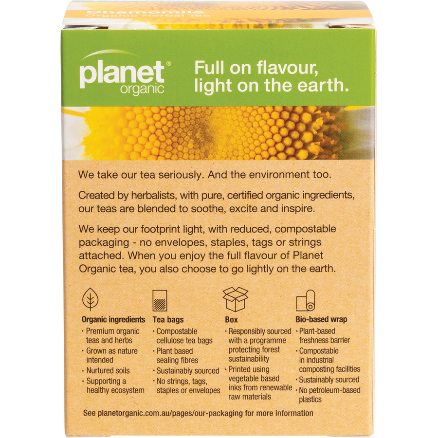 Planet Organic - Chamomile Herbal Tea Bags