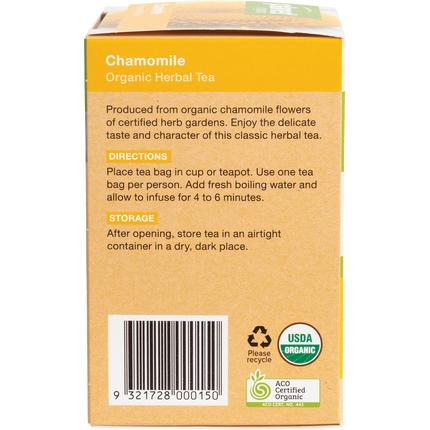 Planet Organic - Chamomile Herbal Tea Bags