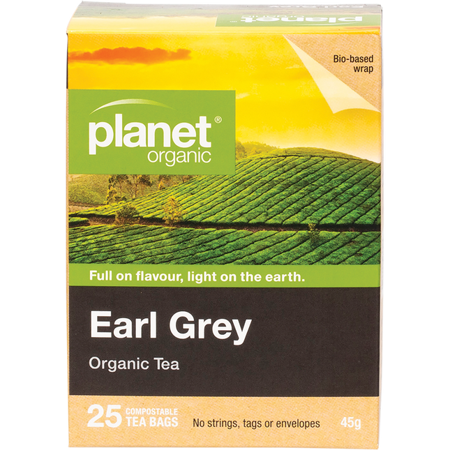 Planet Organic - Earl Grey Herbal Tea Bags 25pk