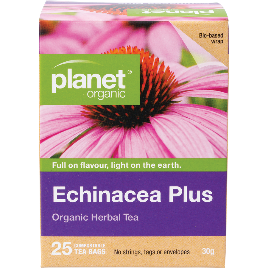 Planet Organic herbal tea bags Echinacea Plus variant