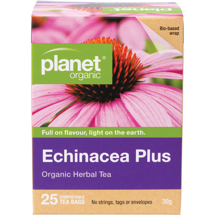 Planet Organic herbal tea bags Echinacea Plus variant