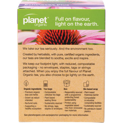Planet Organic herbal tea bags Echinacea Plus variant