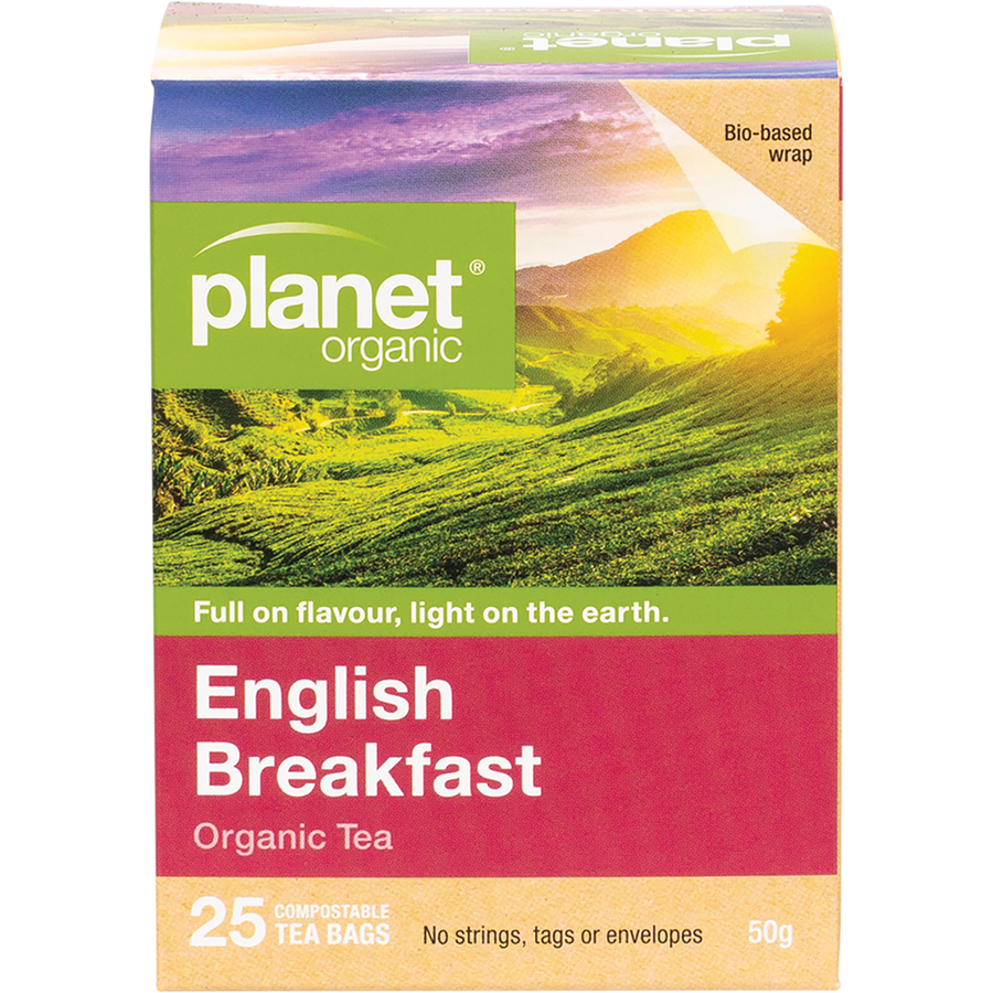 Planet Organic Herbal Tea English Breakfast tea bags