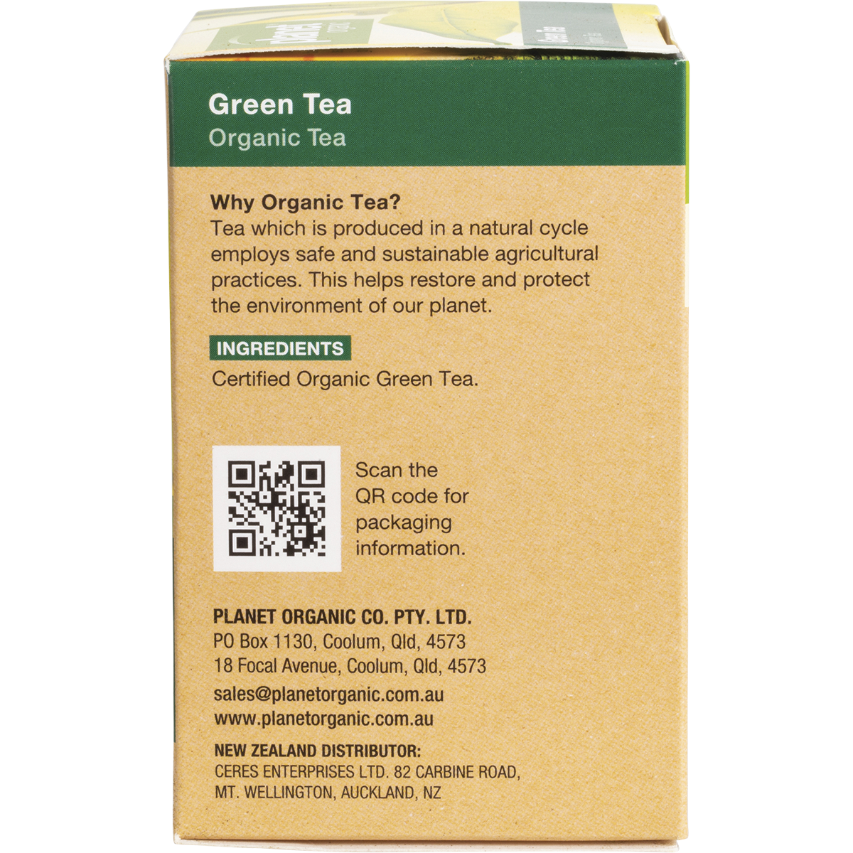Green Tea Herbal Tea Bags