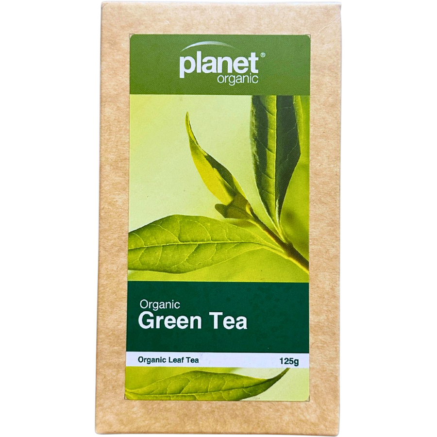 Planet Organic Green Tea loose leaf herbal blend