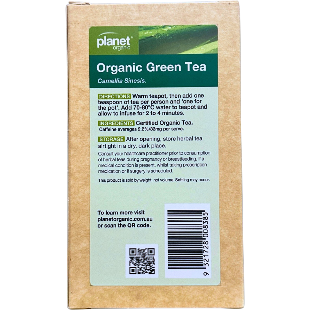 Green Tea Herbal Loose Leaf Tea
