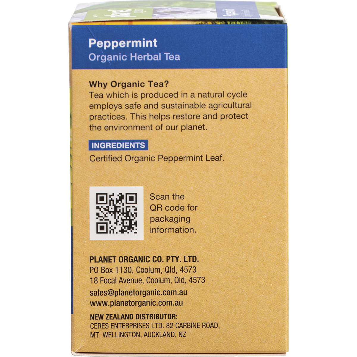 Peppermint Herbal Tea Bags