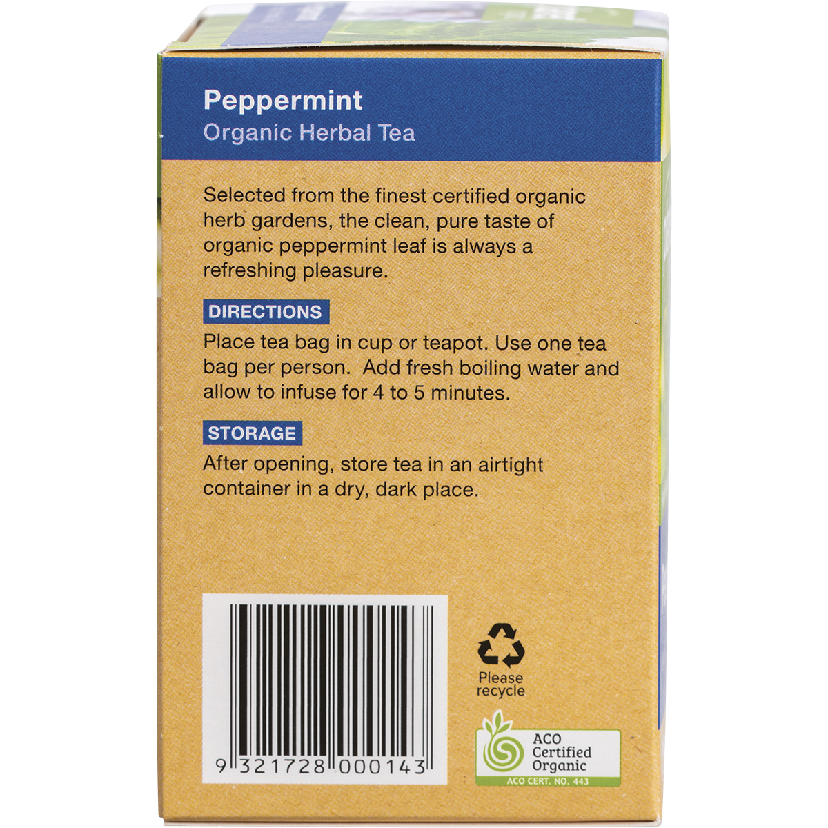 Peppermint Herbal Tea Bags