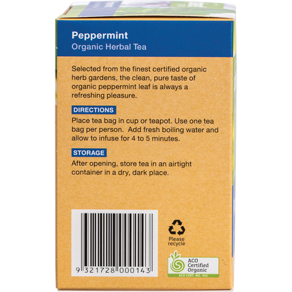 Peppermint Herbal Tea Bags