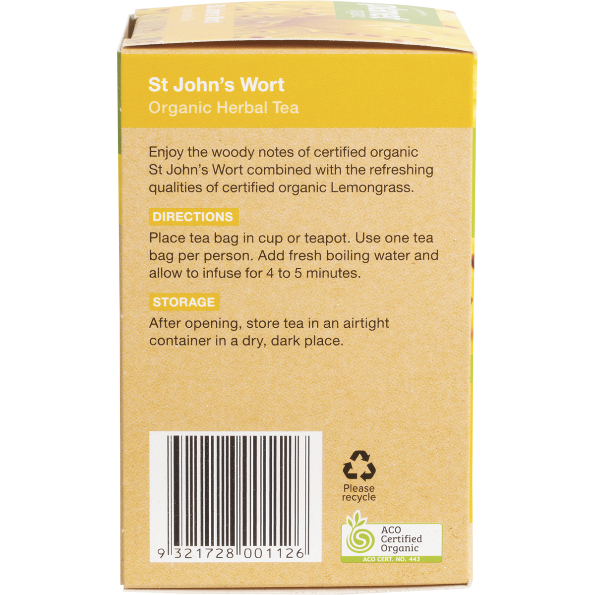 St John's Wort Herbal Tea Bags