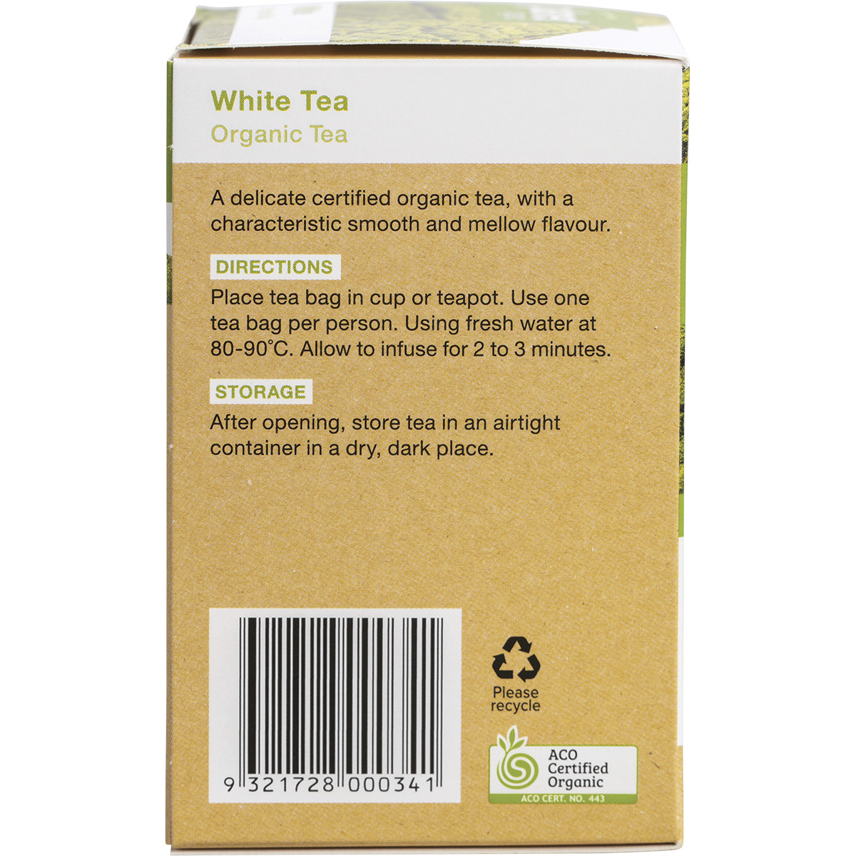 White Tea Herbal Tea Bags