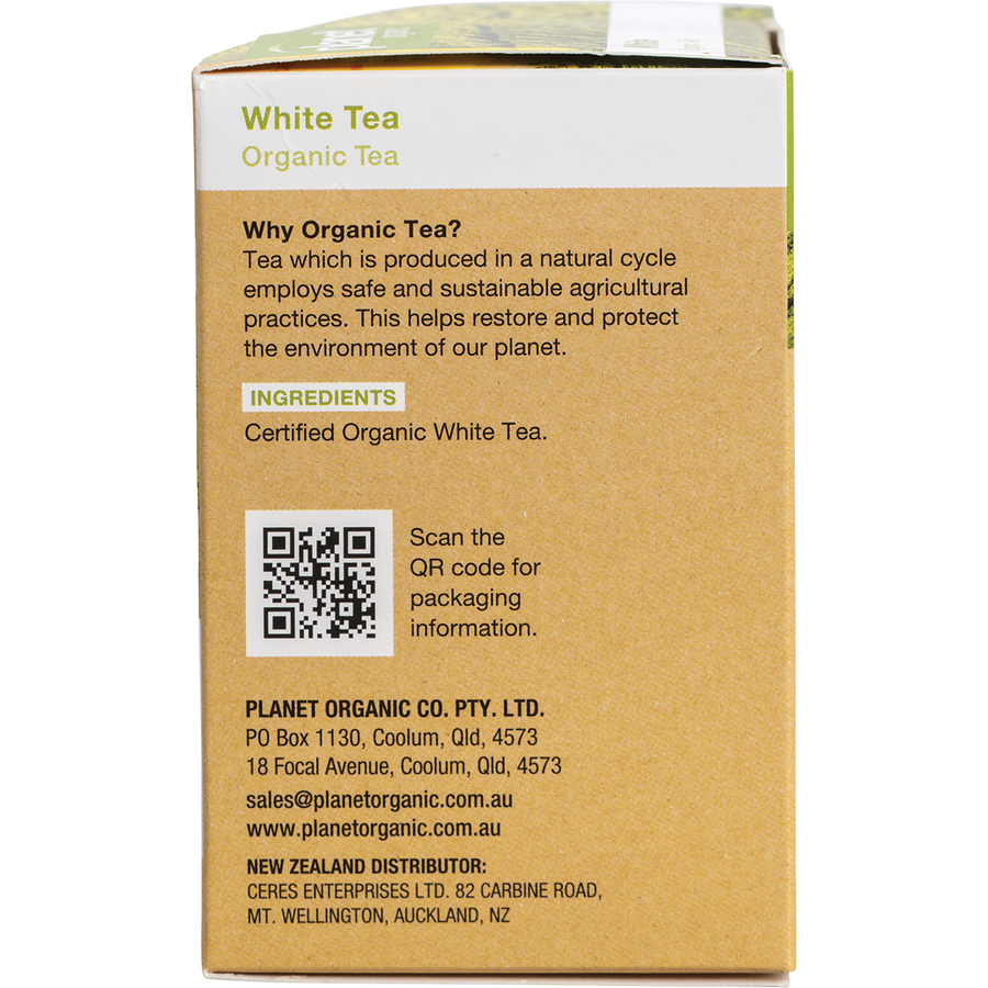 White tea herbal blend by Planet Organic