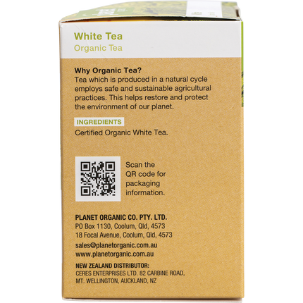 White tea herbal blend by Planet Organic