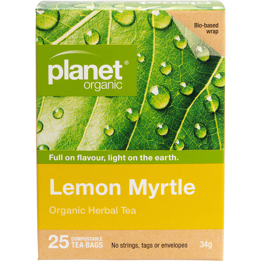 Planet Organic Herbal Tea Lemon Myrtle Tea Bags