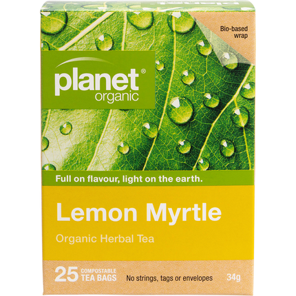 Planet Organic Herbal Tea Lemon Myrtle Tea Bags