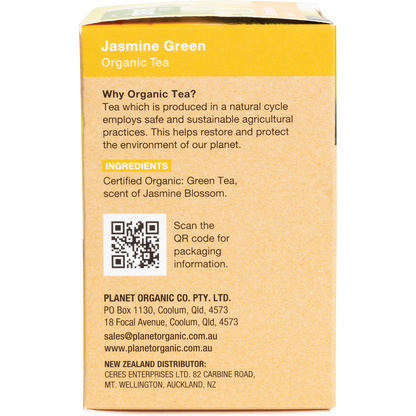 Jasmine Green Herbal Tea Bags