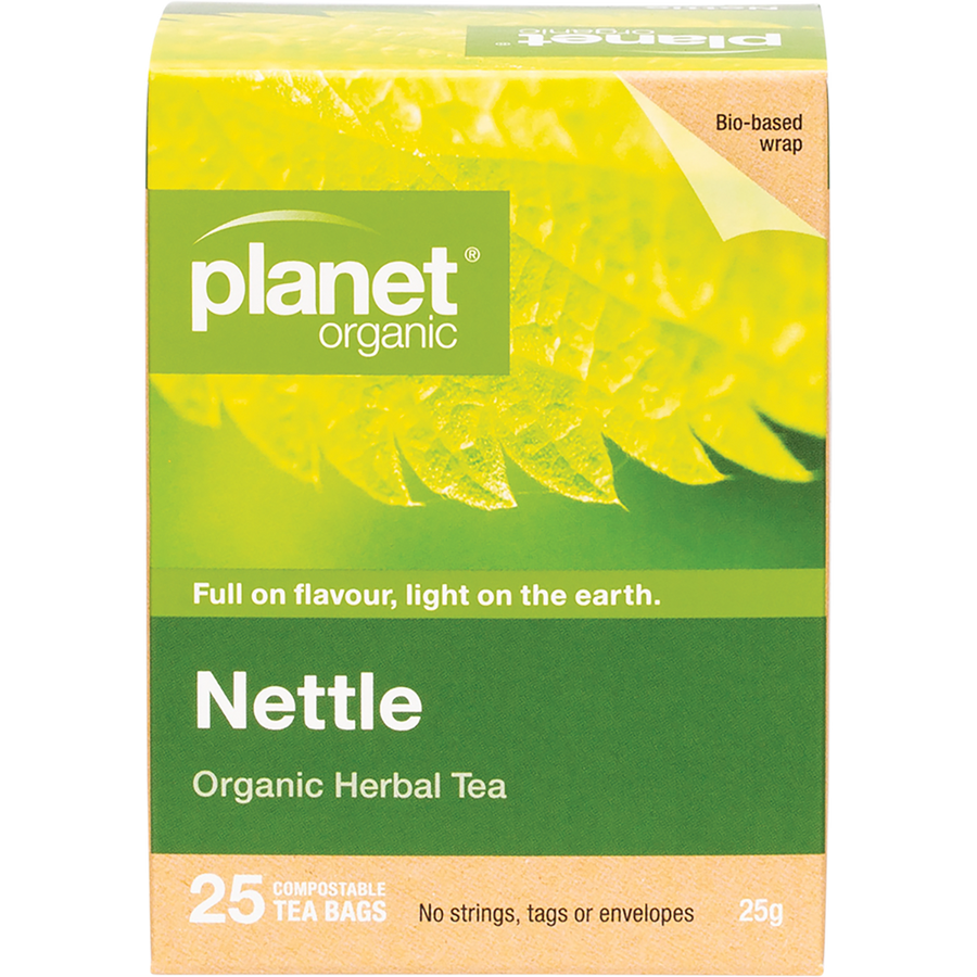 Planet Organic Nettle Herbal Tea Bags for organic herbal tea
