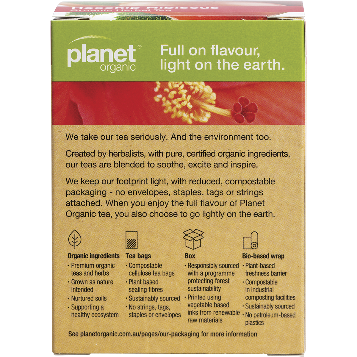 Rosehip & Hibiscus Herbal Tea Bags