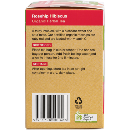 Rosehip & Hibiscus Herbal Tea Bags