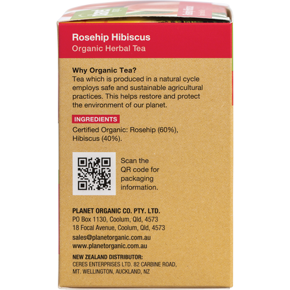 Rosehip & Hibiscus Herbal Tea Bags