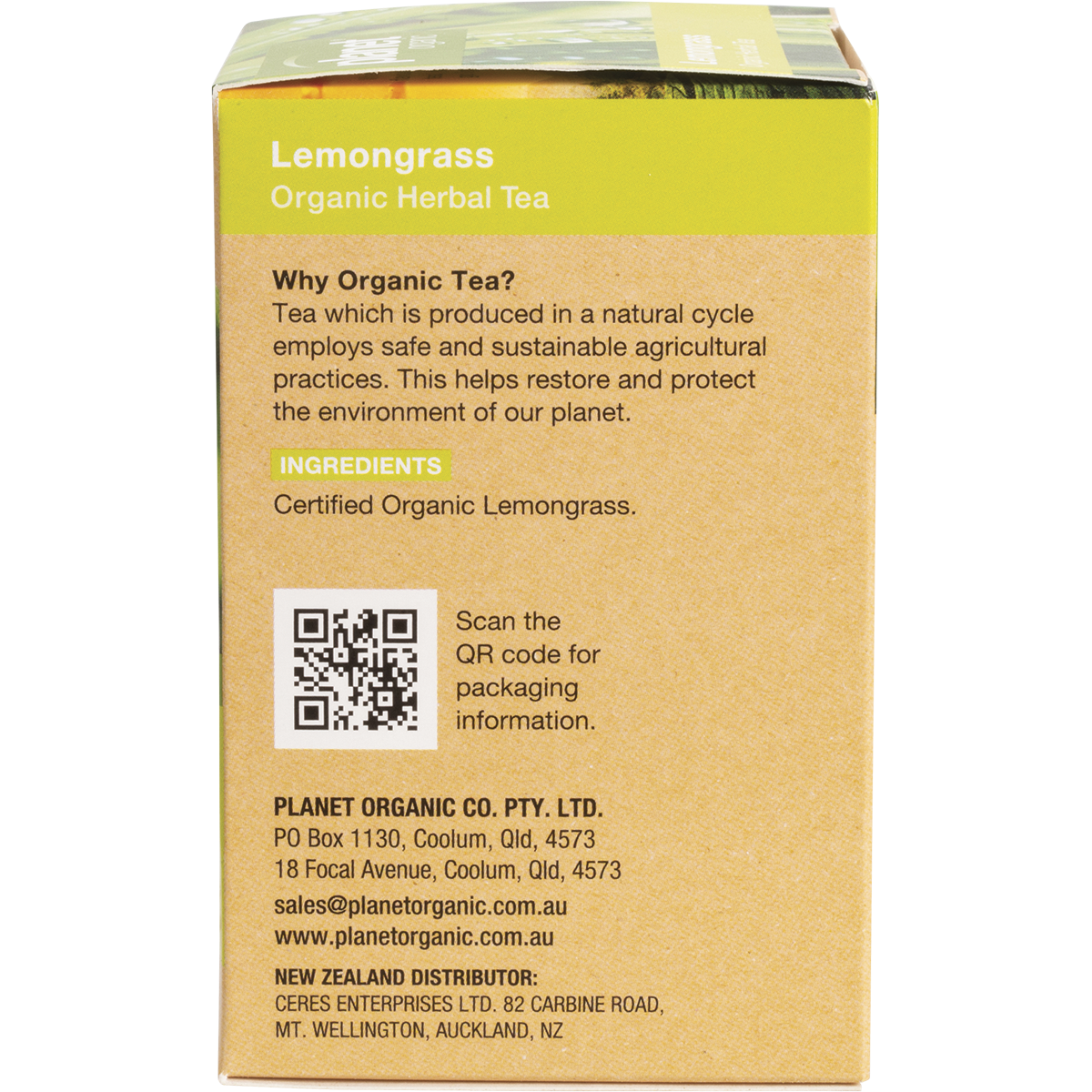 Lemongrass Herbal Tea Bags