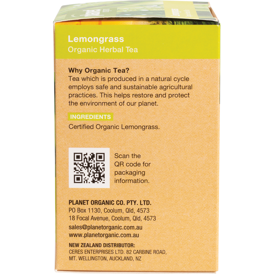 Lemongrass herbal tea, organic and refreshing
