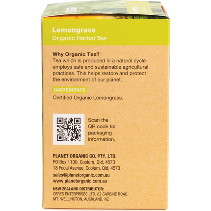 Lemongrass herbal tea, organic and refreshing