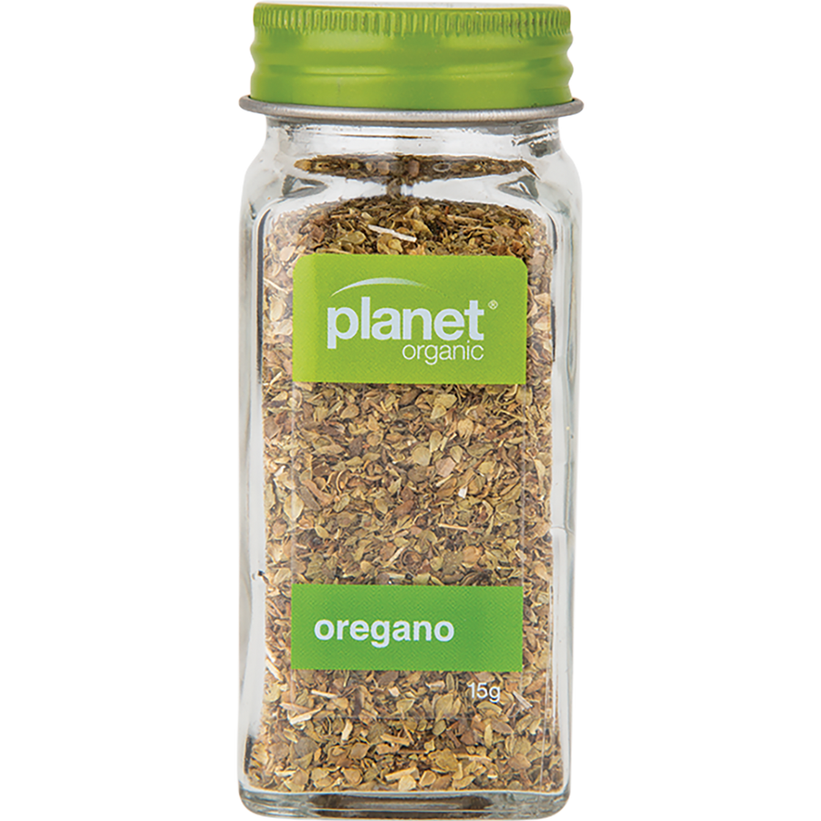 Dried oregano leaves from Planet Organic